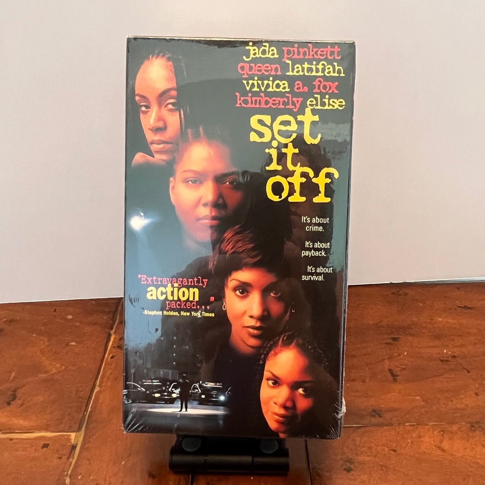 New Line Home Entertainment Set It Off VHS Action Sealed NEW